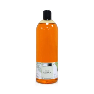 FRESHSKIN 500ml Rosehip Oil - 100% Pure & Organic Cold Pressed Carrier Oil