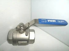 ⭐NEW⭐  2" FNW STAINLESS STEEL CF8M FULL PORT BALL VALVE 1000WOG FIG.260A