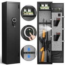 Gun Rifle Safe, 1-2 Digital Long Gun Safe for...