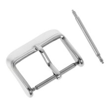 FIBBIA AD ARDIGLIONE IN ACCIAIO CON ANSA SOSTITUZ. CINTURINO 16 18 20 22 24 26MM