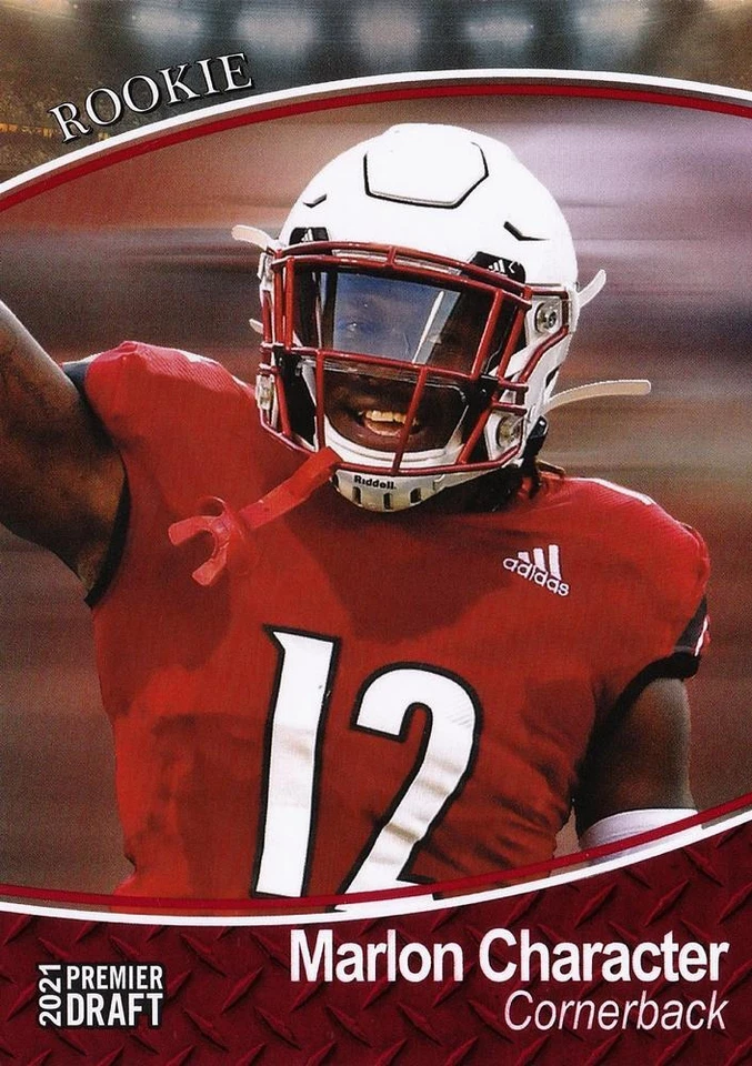 2021 SAGE Premier Draft Football Trading Cards(Red) - Image 3 of 4