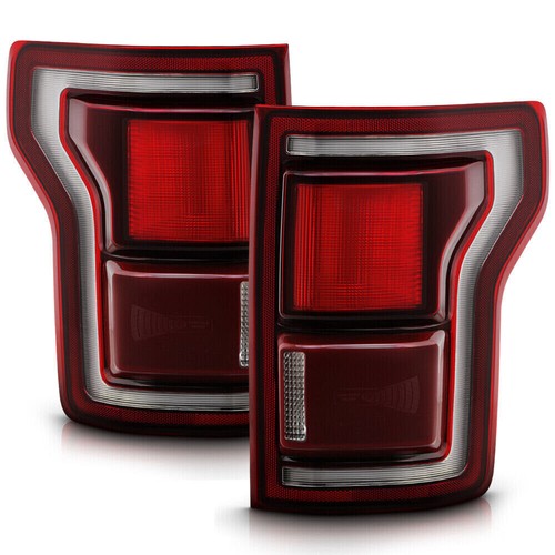 Pair LED Tail Light 2015 2016-2019 For Ford F150 (Halogen Upgrade Raptor Style) - Picture 3 of 11