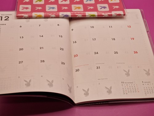 PLAYBOY Calendar Notebook 2005 Datebook 2pcs - Picture 3 of 10