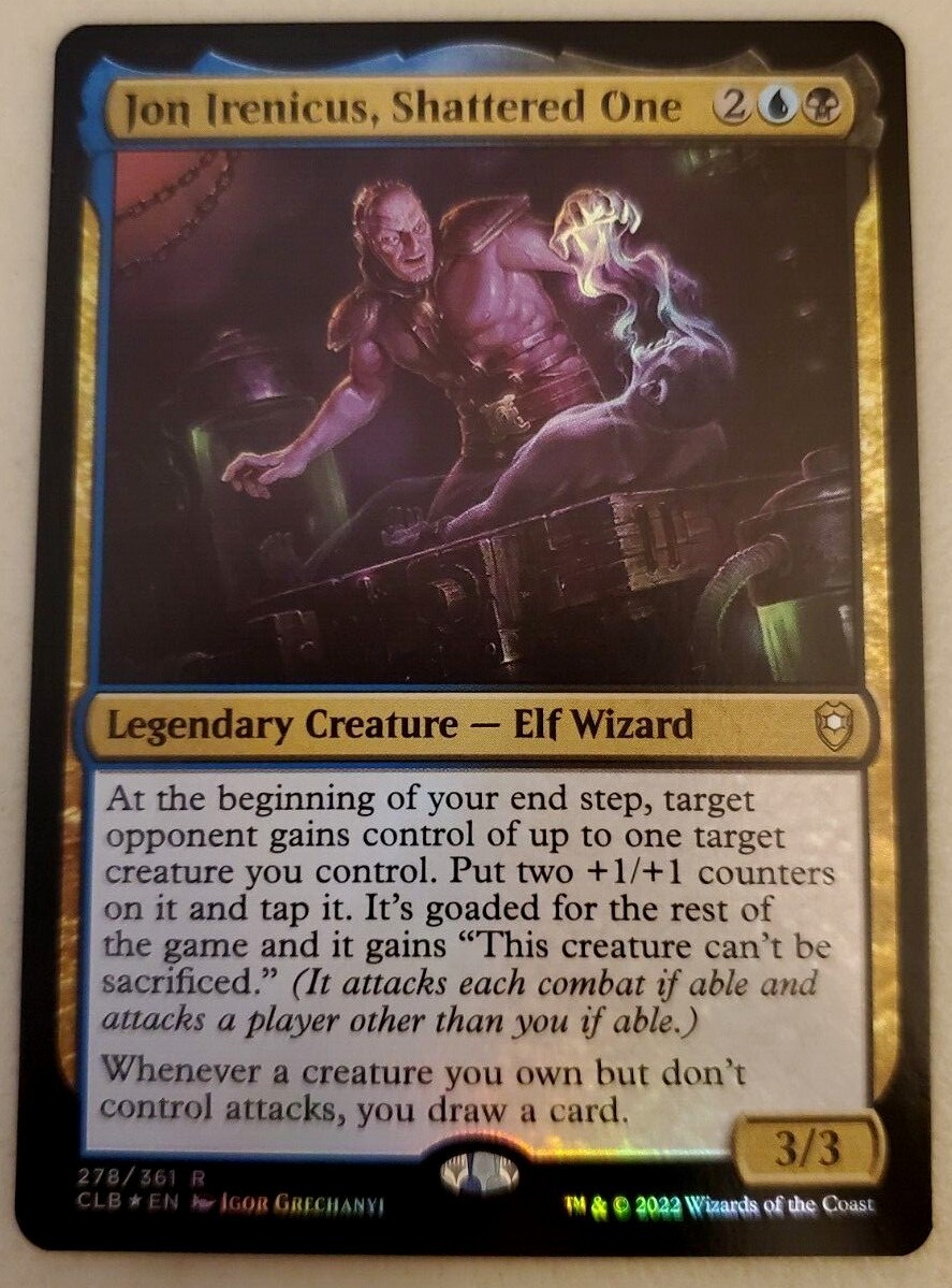 1x Jon Irenicus, Shattered One FOIL CLB Battle for Baldur's Gate MTG NM