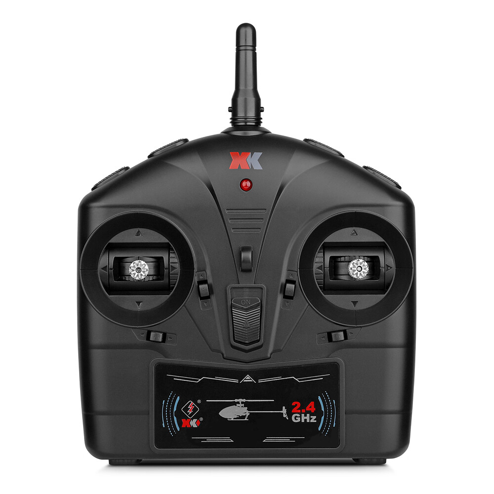 WLtoys XK K127 RC Helicopter 2.4G 4CH 6Axis Gyroscope Hover Single
