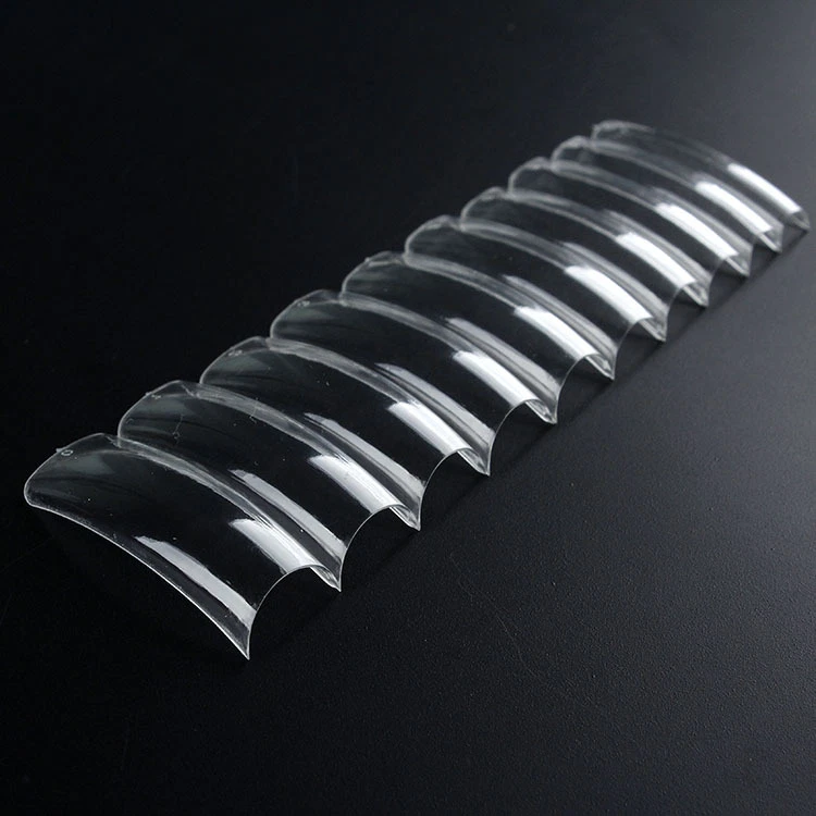 300pcs French Half Cover Long Square Curved False Nail Extension Tips Manicure - Image 4 of 4
