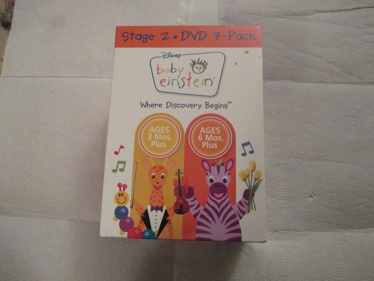 BABY EINSTEIN STAGE 2 - DVD 7 PACK 2007 - MFG. SEALED | eBay