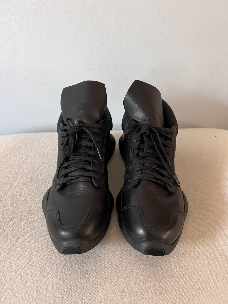Rick Owens x Adidas RO Runner - Size 7.5 - Black Leather Rick Owens x Adidas RO Runner - Size 7.5 - Black Leather
