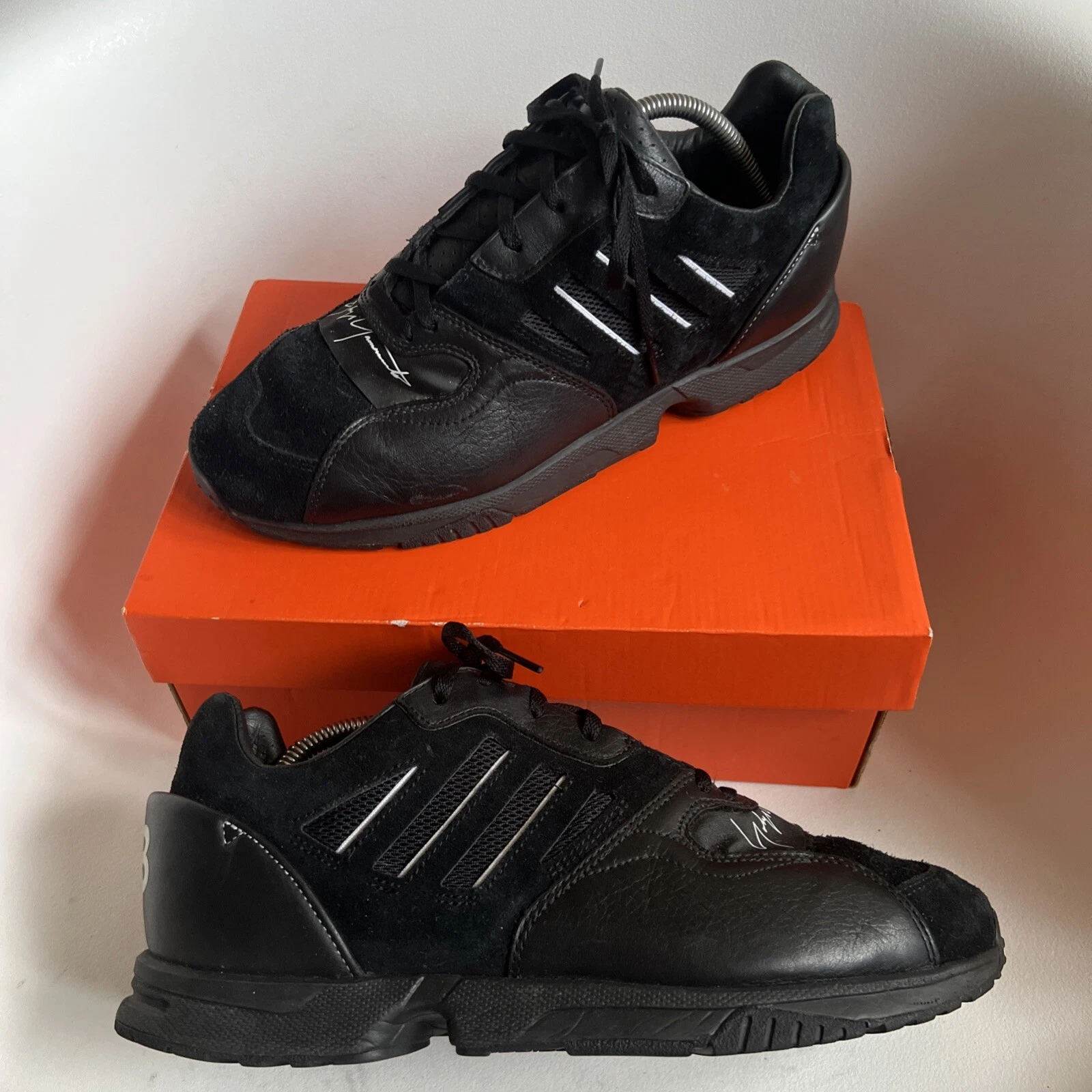 Scarpe da ginnastica uomo ADIDAS Y 3 ZX taglia 9 5 nere