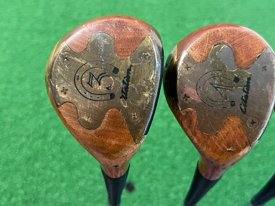 JUEGO DE MADERA PowerBilt Golf CITATION Caqui 3 4 5 para diestros acero rígido usado Foto 2 de 4
