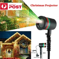 Christmas LED Moving Laser Projector Lights Lamp Xmas Party Outdoor Landscape ZR