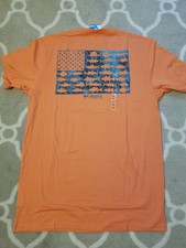 Columbia Meeker Peak T-Shirt Orange Red 