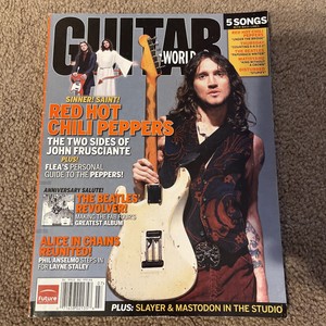 Guitar World July 06 Red Hot Chili Peppers Alice In Chains Slayer Mastodon Ebay