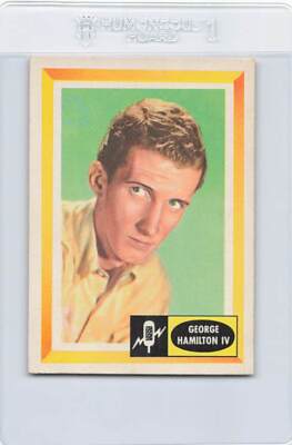1960 Fleer Spins & Needles #42 George Hamilton IV NM *DA-D3062