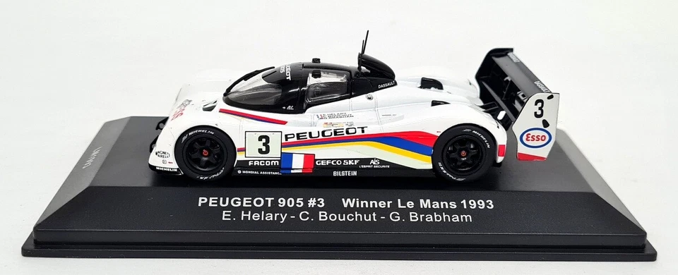 Ixo 1/43 - Peugeot 905 #3 Ganador Le Mans 1993 Diecast Modelo Coche Foto 3 de 4