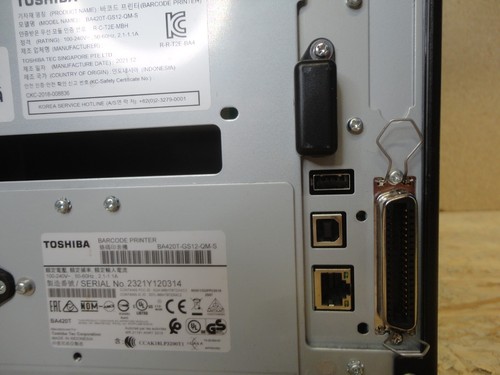 TOSHIBA TEC BA420T THERMO BARCODE / LABEL PRINTER 203DPI * BA420T-GS12-QM-R LAN - Bild 5 von 6