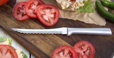 Rada Tomato Slicer Knife Cutlery R126 USA made L/R hand dual Serrated blade NEW