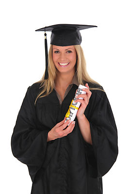 Urkunde mit handgeprägtem Wachssiegel - Doctor of Drug and Alcohol Counseling!