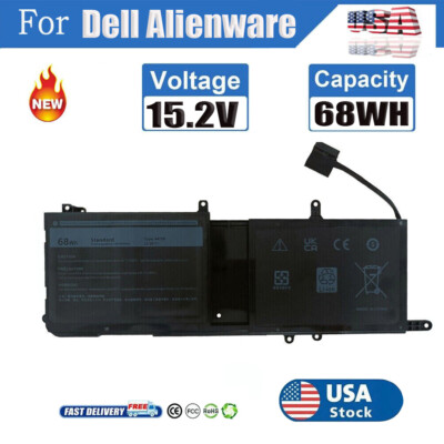 44T2R Battery for Dell Alienware 15 R3 17 R4 R5 P31E HF25D 546FF 9NJM1 MG2YH NEW