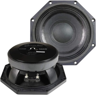 .AVD. American Bass Godfather 8 inches Midrange Car Speaker, 500 Watt Maximum...