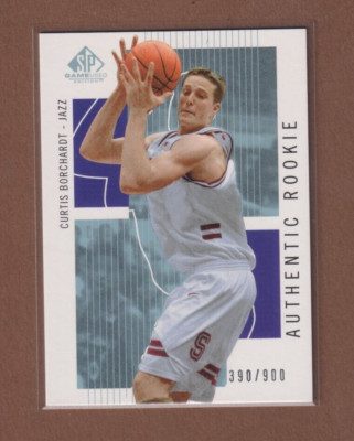 2002-03 SP Game Used #107 Curtis Borchardt Rookie #'d/900 - 485 -    