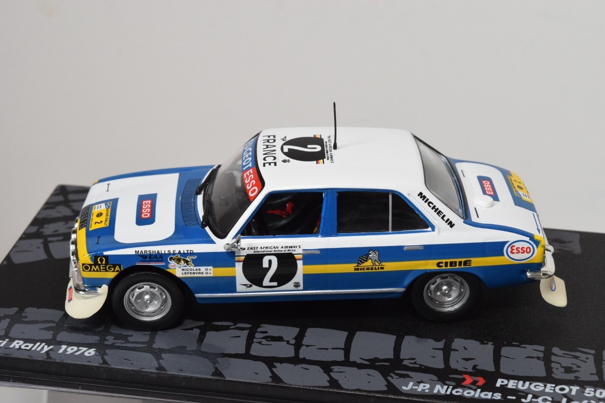 Peugeot 504 Rallye Du Maroc 1976 – Altaya IXO 1/18 (neuf)