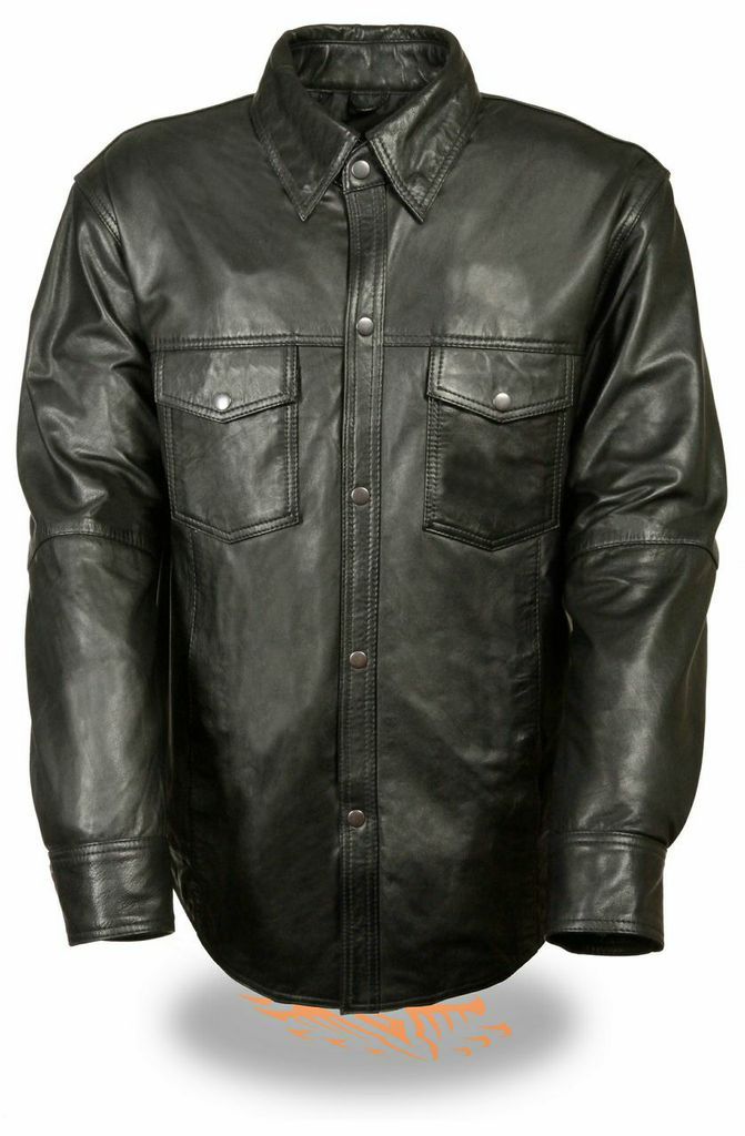 ジャケット・アウター Biker's Leather Shirt Size 36 s-l1200.jpg