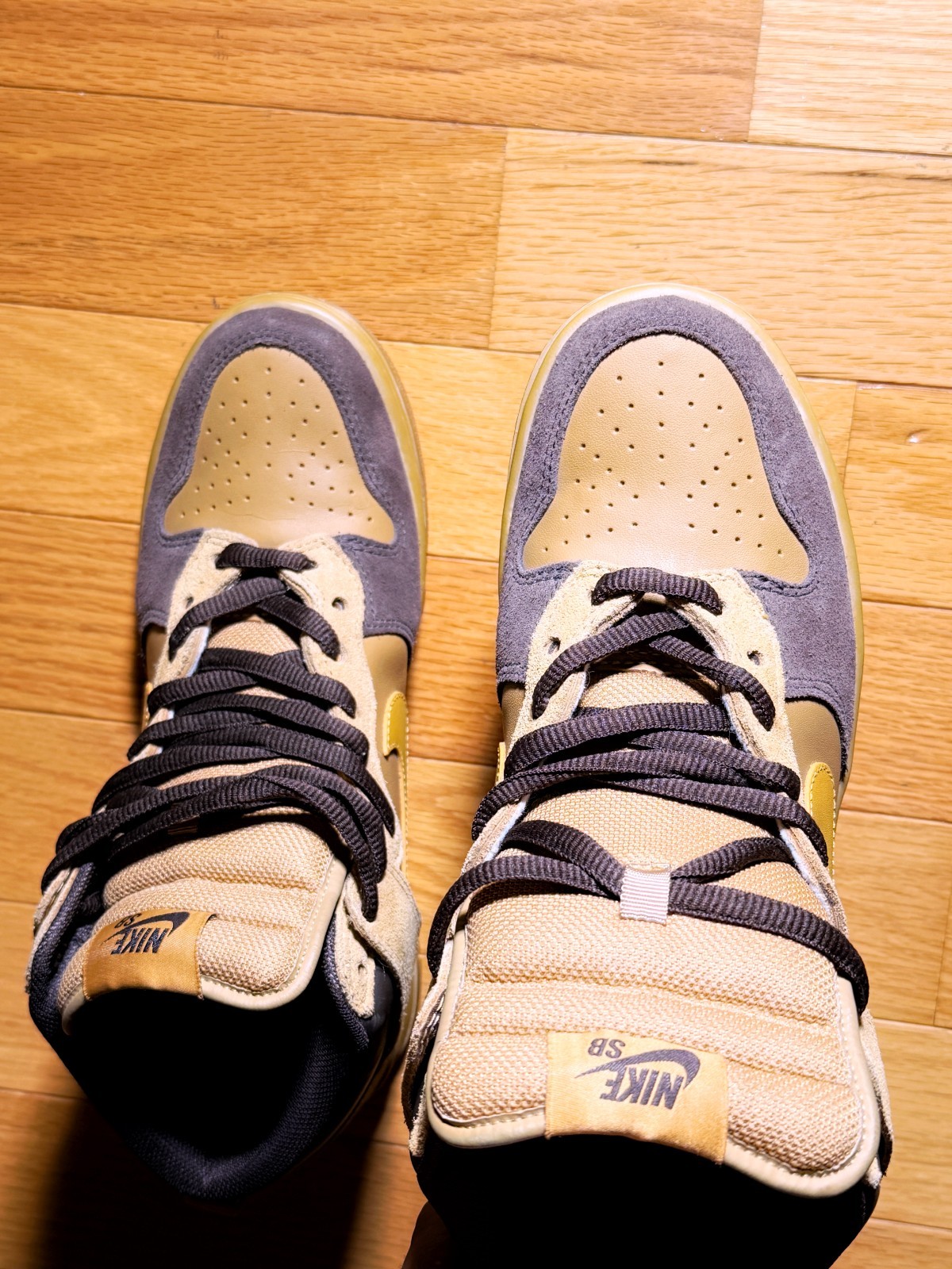 💥MINT 1/400!!💥 Nike SB Dunk High Wheat Tan Samelo EMB BCS Brazil Fabio Rodrigo image 3