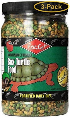 Box Turtle Food 12 oz Pack of 3 Rep-Cal