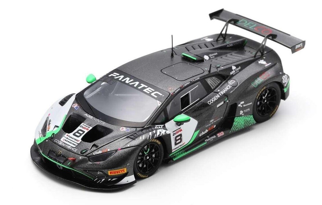 Miniature Lamborghini Huracan GT3 EVO 2 Spark 1/43 24h Spa 2023