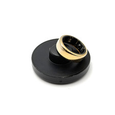 Oura Ring Gen 3 Horizon - Titanium - Size 09 - Gold - HEAVILY SCRATCHED