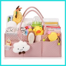 Large Diaper Caddy Organizer, Baby Organizers and Storage for Newborn Essenti...