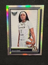 NaLYSSA SMITH 2025 Panini WNBA Donruss SILVER HOLO PRIZM DALLAS WINGS #48 Fever
