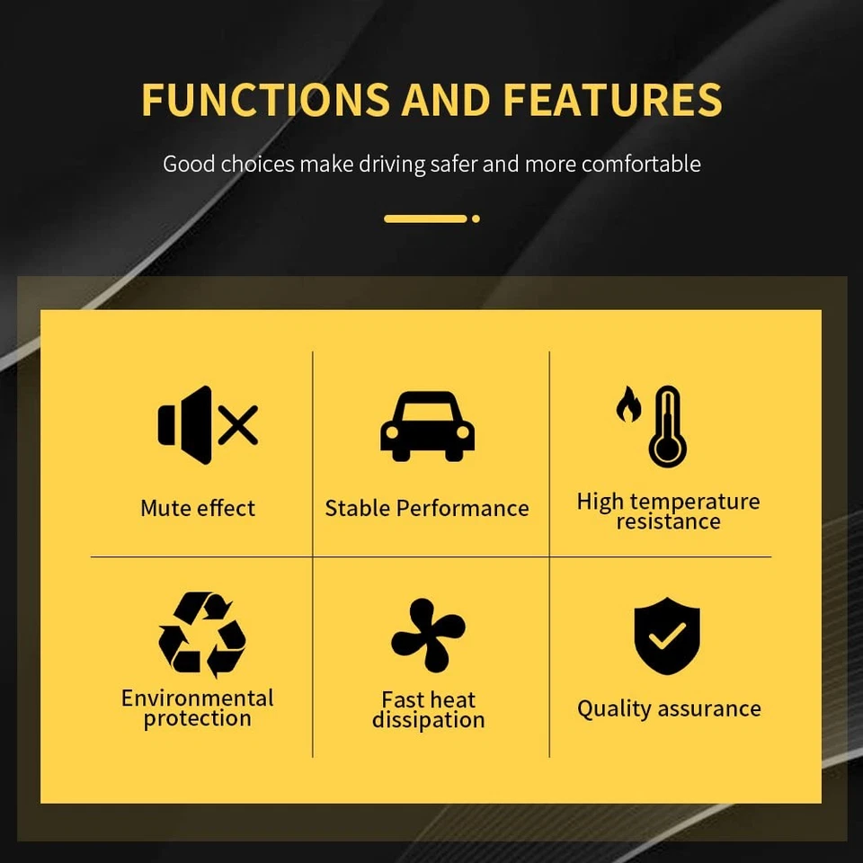 Front and Rear Ceramic Disc Brake Pads w/Hardware fit for 2013-2017 Honda Accord - Image 2 of 4