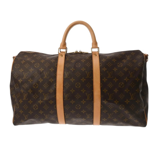 Louis Vuitton Keepall M41416 Boston Bag Monogram Canvas Brown #WB6291
