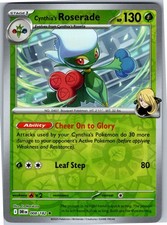 Cynthia's Roserade Rare SV10: Destined Rivals 008/182 NM