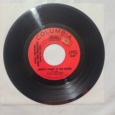 Paul Revere & The Raiders  Don't Take It So Hard/ Observation From Flight 285 45
