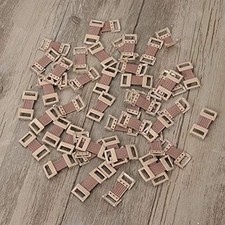 15Pcs Brown Elastic Bandage Clips Bandage Wrap Clips Stretch Metal Clips, Replac