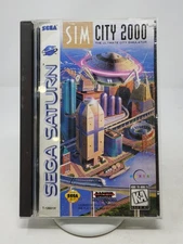 SIM CITY 2000 Sega Saturn Complete CIB Game Tested & Working