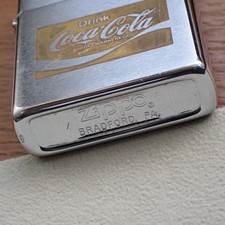 CocaCola Zippo Feuerzeug 1981 gebraucht Vintage Sammlerstück**