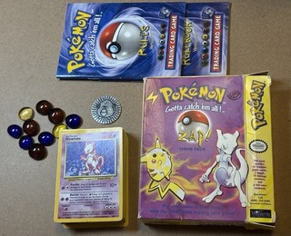 Mazo Temático Pokemon Zap Completo Con Mewtwo TCG 60 Cartas Usado De Colección 1999