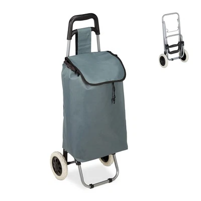 Carro compra carrito de compras ligero 2 ruedas carrito plegable carro plegable - Imagen 1 de 4