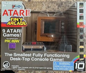 New Atari 2600 Tiny Arcade 10 Games on Smallest Desk Top Console ~ Really Works