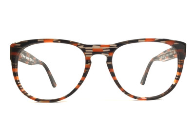 LENSES_J.F. Rey Eyeglasses Frames PHIL 6005 Scrubs Orange Black Gray 53-20-133