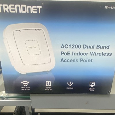 TRENDnet TEW-821DAP AC1200 Dual-Band PoE MU-MIMO Wireless Access Point