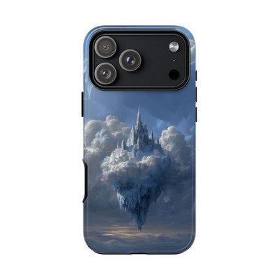 Floating Castle Blue Clouds | Tough Phone Case | iPhone, Galaxy, Pixel