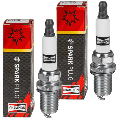 2x CHAMPION Zündkerzen Iridium für Ford Fiesta VI Kuga III DFK 2.5 Duratec