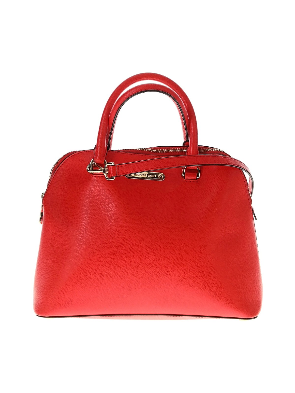 MICHAEL Michael Kors Women Red Leather Satchel One Size