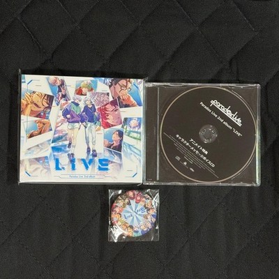 Paradox Live LIVE 2nd Album + Animate Bonus CD Set   Character Message, Badge
