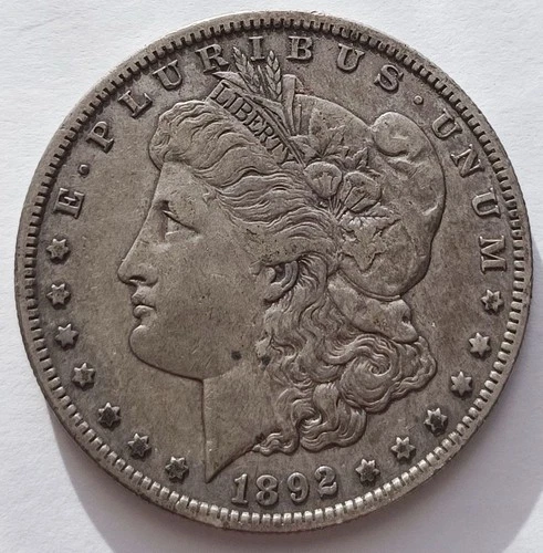 1892-S Morgan Silver Dollar $1 - XF, San Francisco Mint Coin